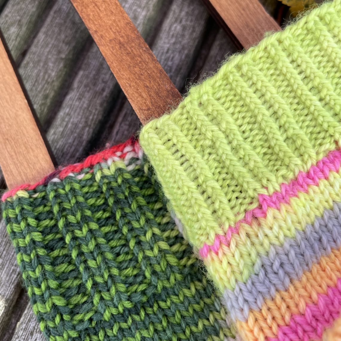 Stricksocken Bündchen, Kostenlose Anleitung