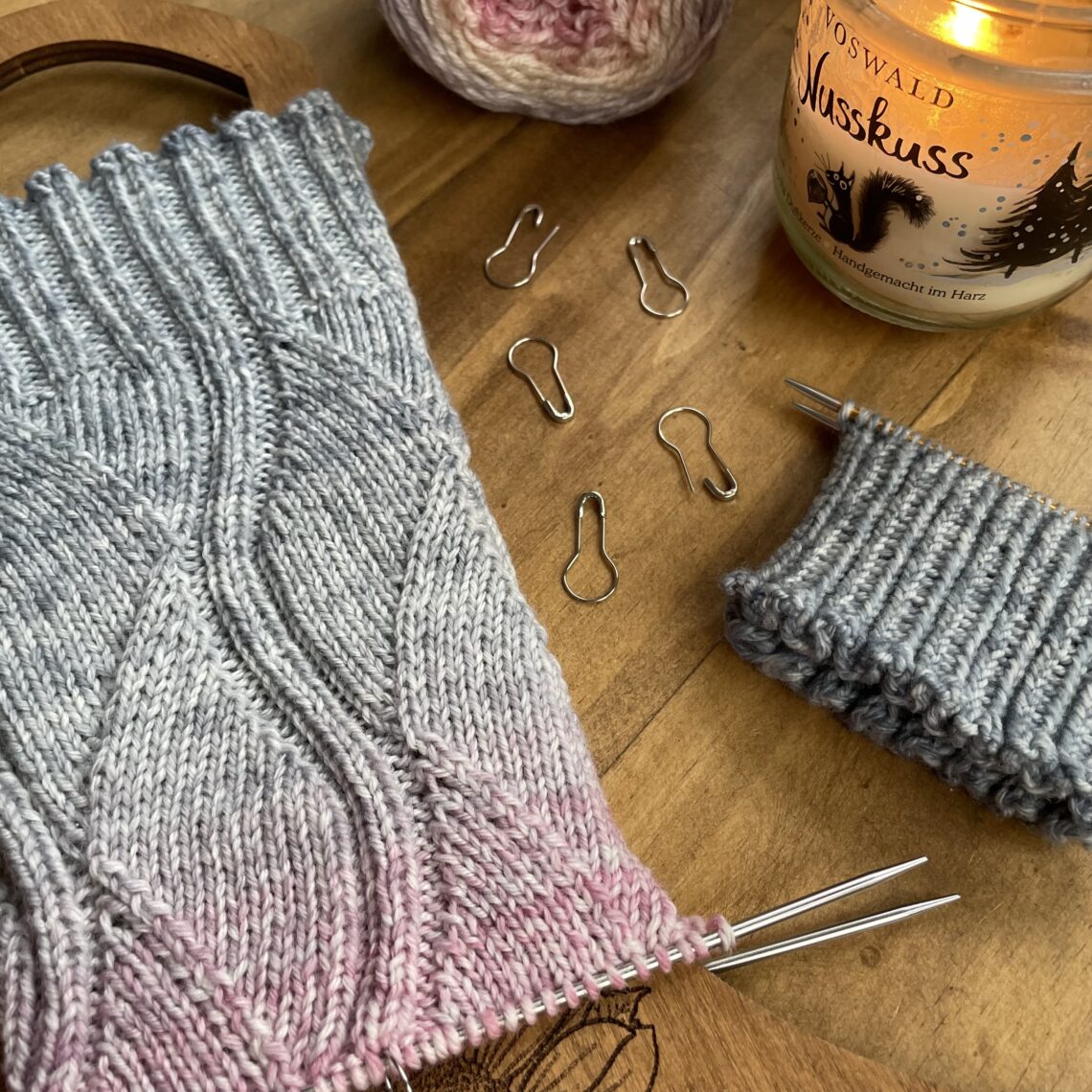 Gundelsocken Stricksocken Farbverlauf