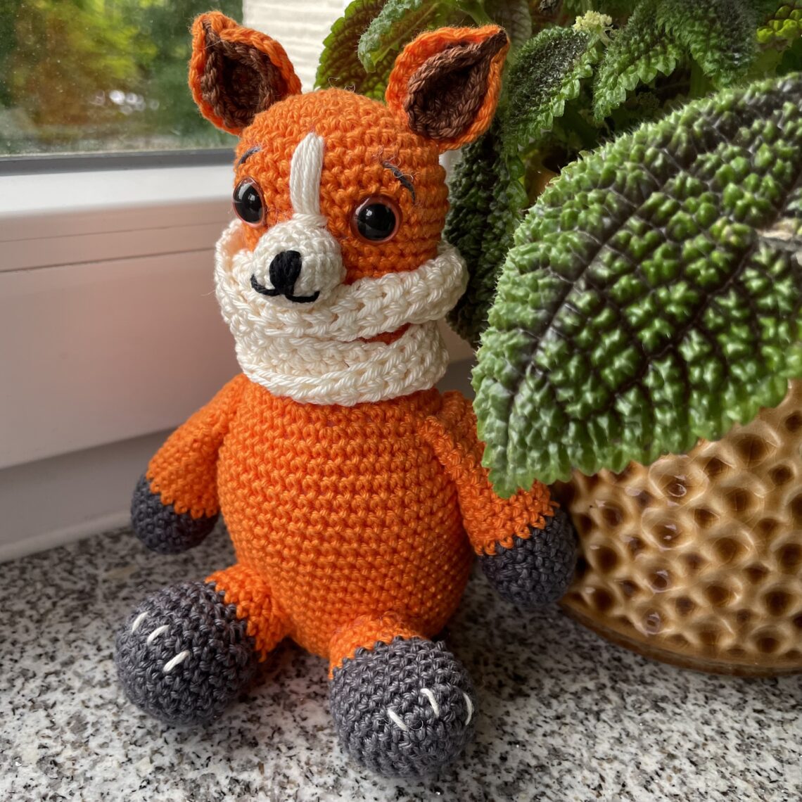 Kostenlose Häkelanleitung Amigurumi Fuchs Kegeltierchen
