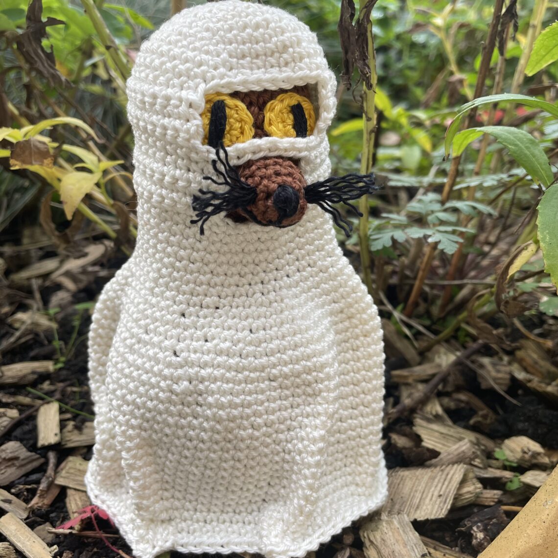 Kostenlose Häkelanleitung Amigurumi Gespenst, Geist