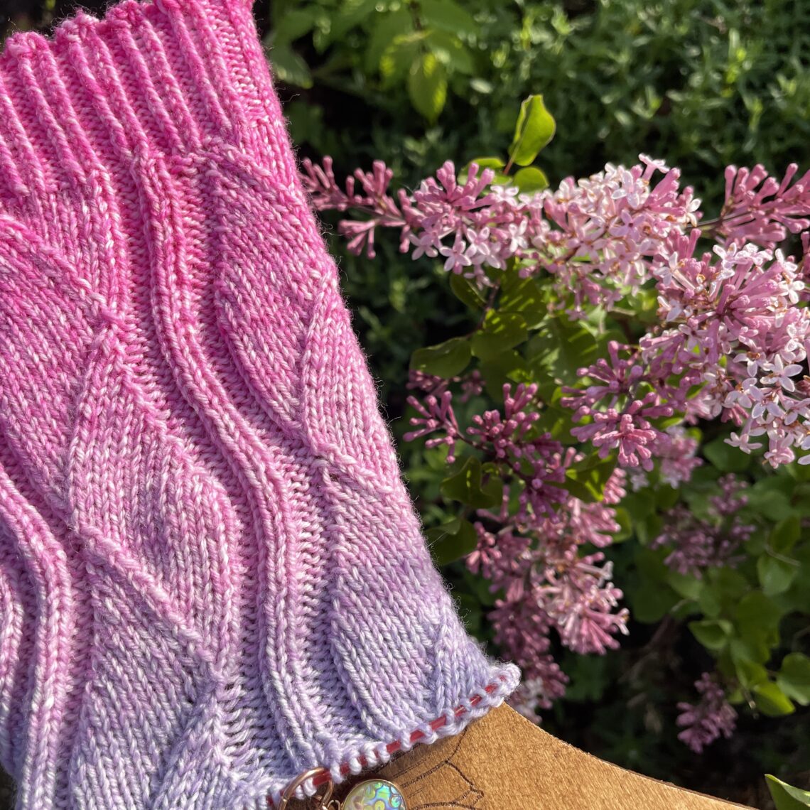 Kostenloses Strickmuster, Gundelsocken, Farbverlauf Danielas Wolltopf, Wegfindersocken